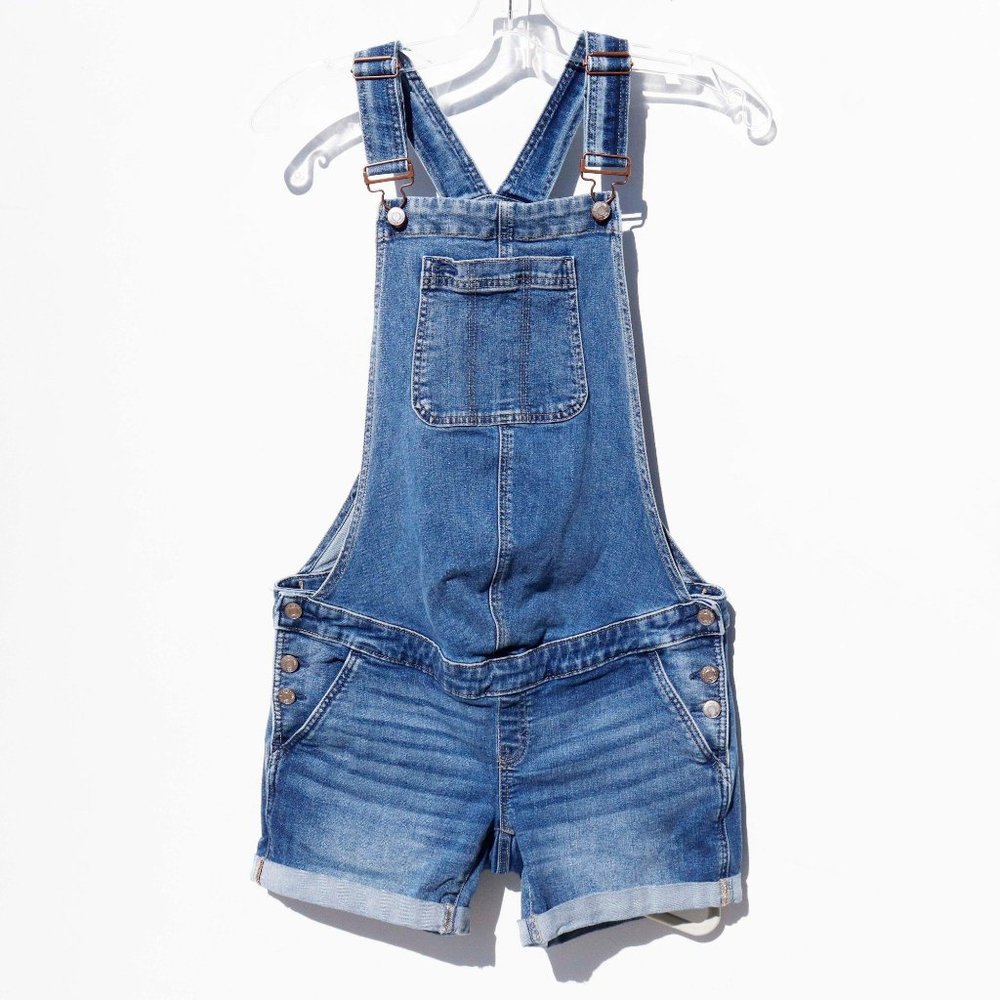 GAP Blue Denim Short Overalls